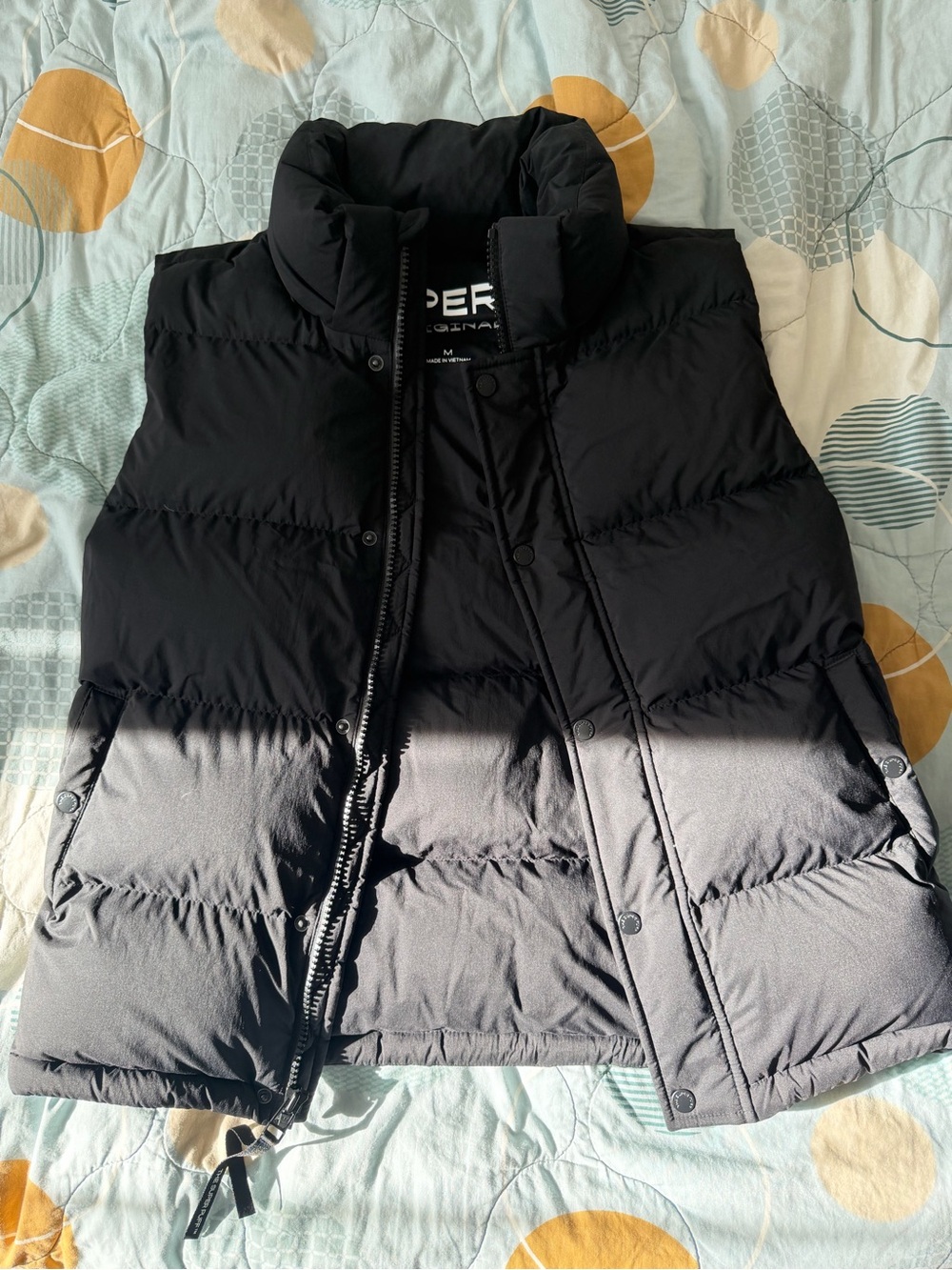 Superdry Black Quilted Puffer Vest